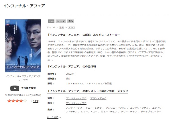 ドラマ ダブルフェイス潜入捜査編 無料動画配信